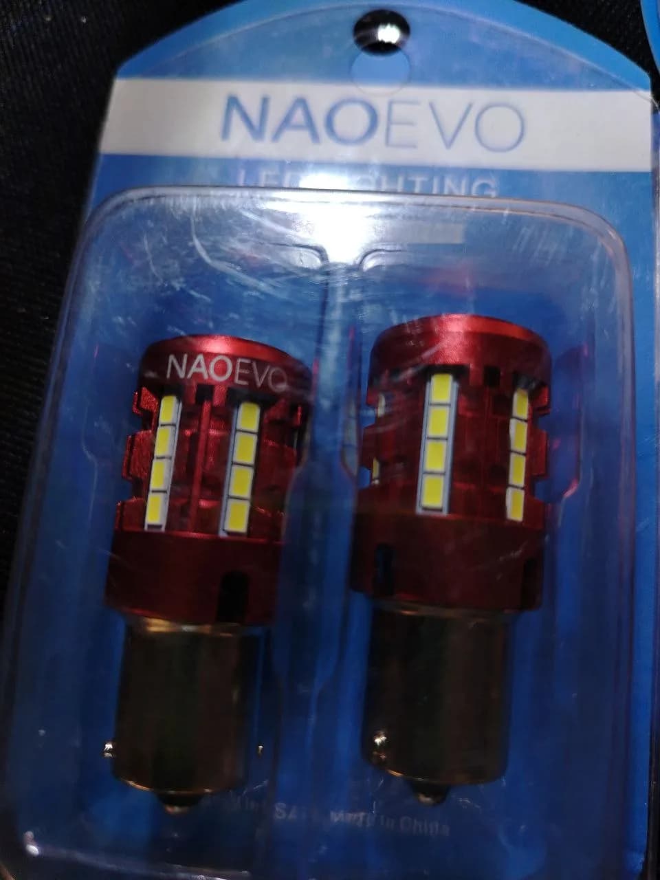 1156 White P21W BAU15S NAOEVO 2000LM Lense (PKG)